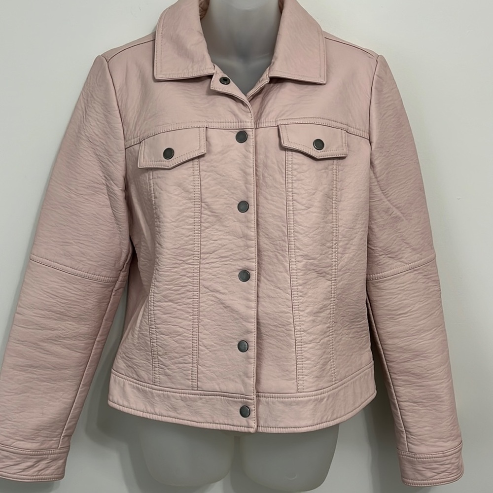 Design Lab faux leather jacket